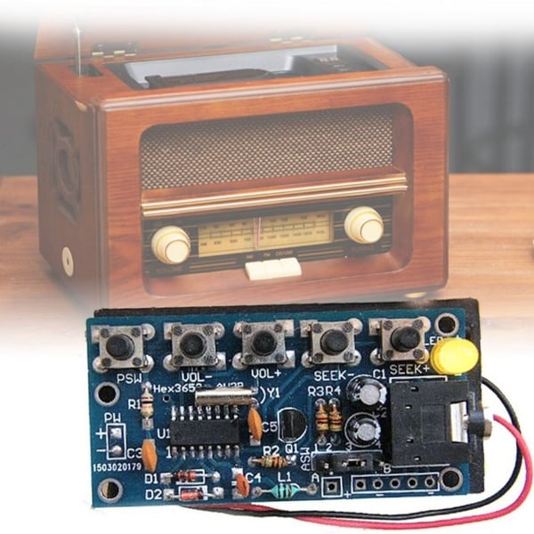 Kit elettronica fai da te ricevitore radio FM wireless (76 MHz 108 MHz)