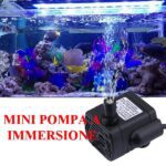 Mini pompa a immersione 5,5-12 VDC 3W