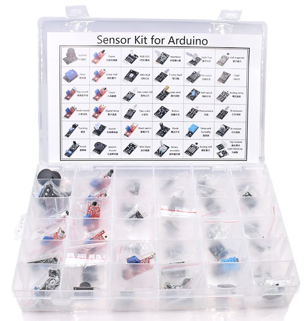 Box 37 sensori per Arduino/Raspberry Pi/Robotica
