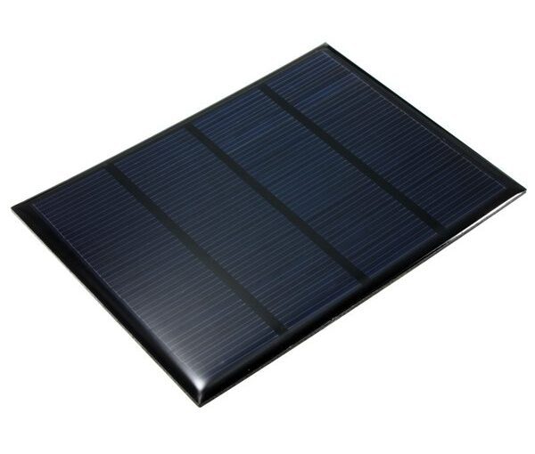 Pannellino solare 12 volt 1,5 watt