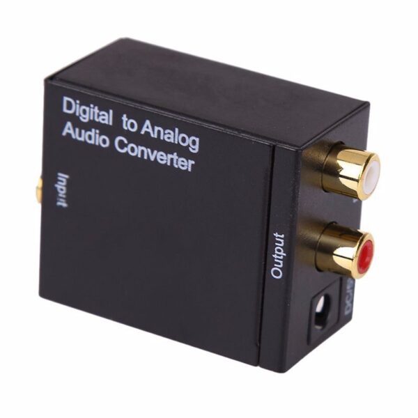 Convertitore da Audio Digitale (S/PDIF o Toslink) a stereo Analogico