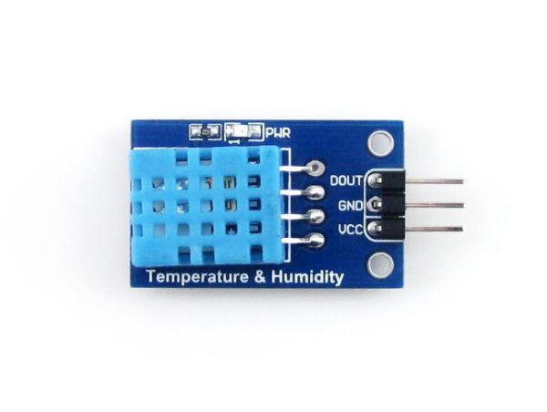 Scheda con sensore temperatura e umidità DHT11