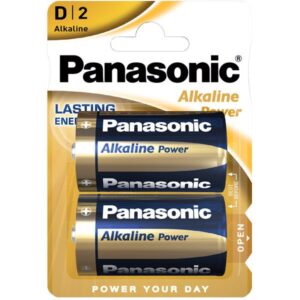 Blister 2 batterie alcaline Panasonic Power LR20 D