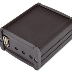 Box nero in alluminio per FT1185M (Filo diffusione audio su rete ethernet)