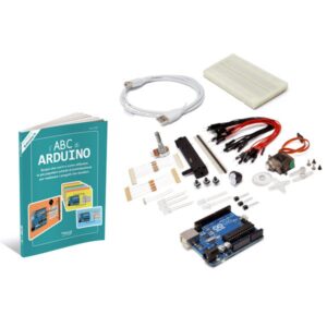 Set libro " l' ABC di Arduino" + componenti e board