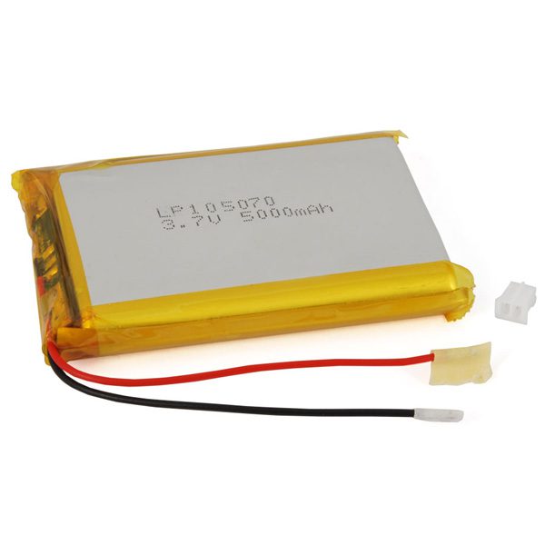 Batteria Li-Polimero 3.7V 10000mAh 1260110 – 2 Pezzi Per Power Bank E GPS, Alta Capacità E Sottile