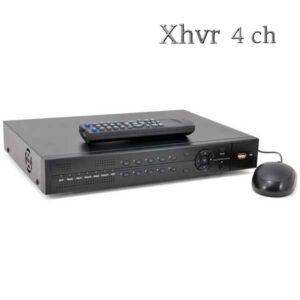 DVR 4CH XHVR (AHD-IP-TVI-CVI-CVBS H264+) I/O VISIONE SMARTPHONE/BROWSER-PROFESSIONALE