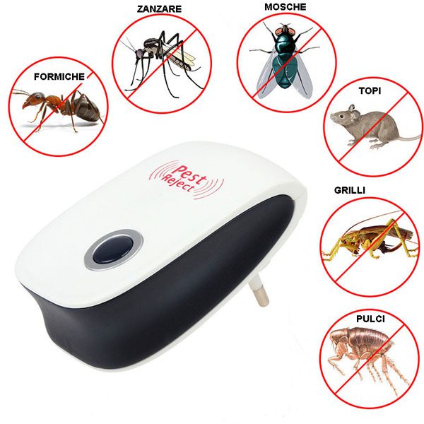 Papillon - Repellente a ultrasuoni per topi/insetti