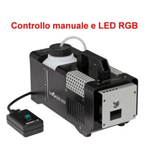 Macchina per Fumo professionale con LED RGB - 600 watt