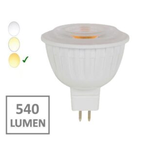Lampada a LED a luce bianca calda - 7,5 Watt - MR16