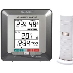 Misuratore della qualità dell'aria con sensore di temperatura wireless