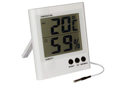 Termometro digitale INTERNO-ESTERNO - con velcro di fissaggio
