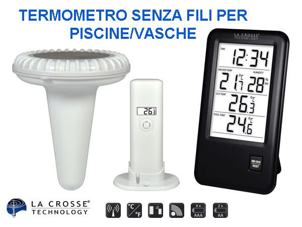 Termometro senza fili per Vasche/Piscine