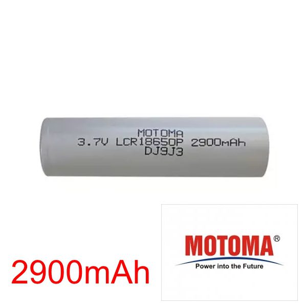 Batteria Li-ion 18650 3,7V 2900mAh MOTOMA