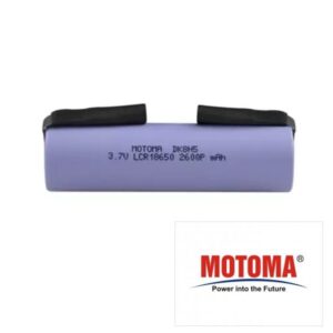 Batteria Li-ion 18650 3,7V 2600mAh Terminali a Saldare -MOTOMA