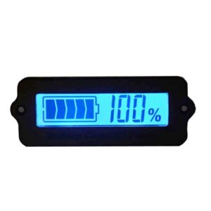 Tester con display LCD per batterie - Blu