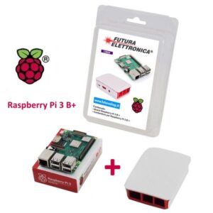 Raspberry Pi 3B Plus + Contenitore ufficiale