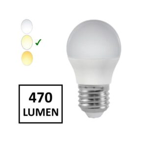Lampada led- luce neutra 220 Vac - attacco E27 - 6W