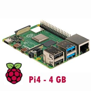 Raspberry Pi 4 Tipo B con 4GB di memoria