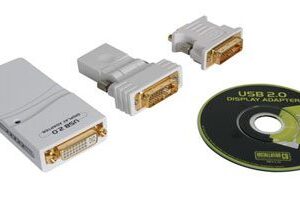 ADATTATORE VIDEO DA USB A DVI/HDMI - DVI/VGA