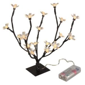 Albero con fiori a LED