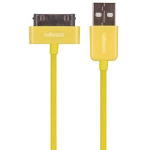 Cavo USB per iPad, iPod e iPhone - giallo