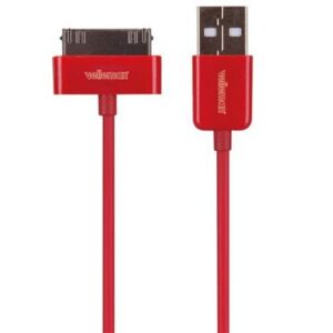 Cavo USB per iPad, iPod e iPhone - rosso