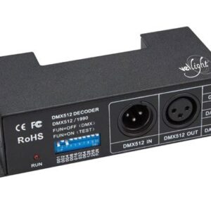 Controller DMX 4 canali per strip a LED - 6 A