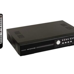 DVR 4 canali H.264 con ethernet, USB, VGA e I/O allarmi