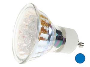 LAMPADA A LED BLU - GU10 - 230 Vac