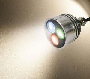 LAMPADA LED RGB 3x1W