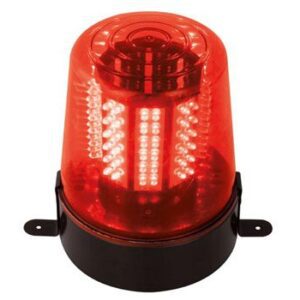 Lampeggiante rotante rosso con 108 LED - 12 Volt