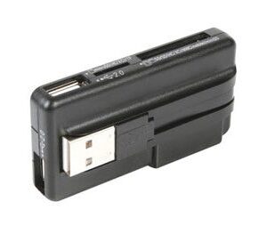 LETTORE/SCRITTORE MULTICARD USB+HUB 3 PORTE USB