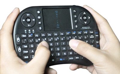 Mini tastiera wireless con touch pad