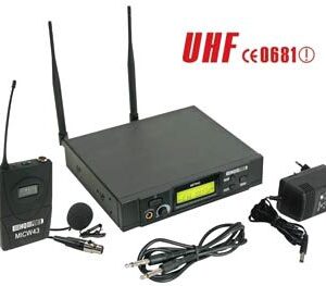 RADIOMICROFONO UHF 8 CH CON MICROFONO DA CINTURA