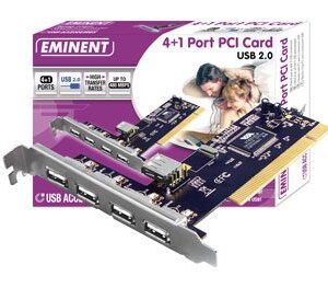 SCHEDA PCI 5 PORTE USB 2.0