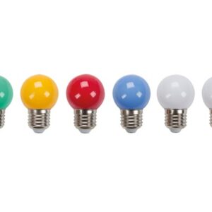 Set 6 lampadine colorate a LED per XMPL10RGB