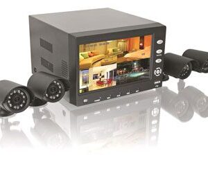 SET CCTV CON MONITOR LCD 7" E DVR INTEGRATO