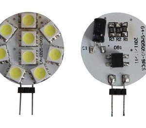 Set due lampade con attacco G4 e LED bianchi - 12V