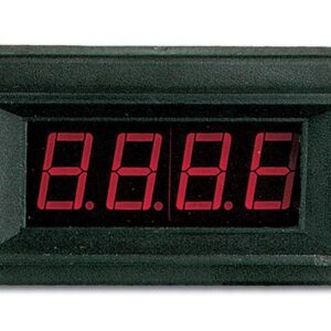 Voltmetro digitale da pannello a LED rossi 3 cifre 1/2 - 9 Vdc