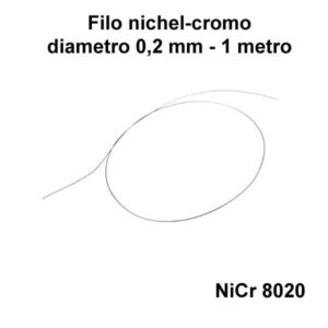 Filo nichel-cromo diametro 0,2 mm - 1 metro