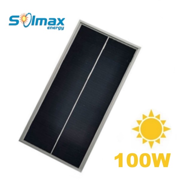 Panelli Solari - vazy24 - Pannello solare fotovoltaico 100W 12V in silicio  Monocristallino