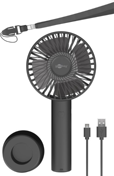 Mini Ventilatore Portatile Ricaricabile USB Con Torcia – Silenzioso, Leggero E Ideale Per Viaggi
