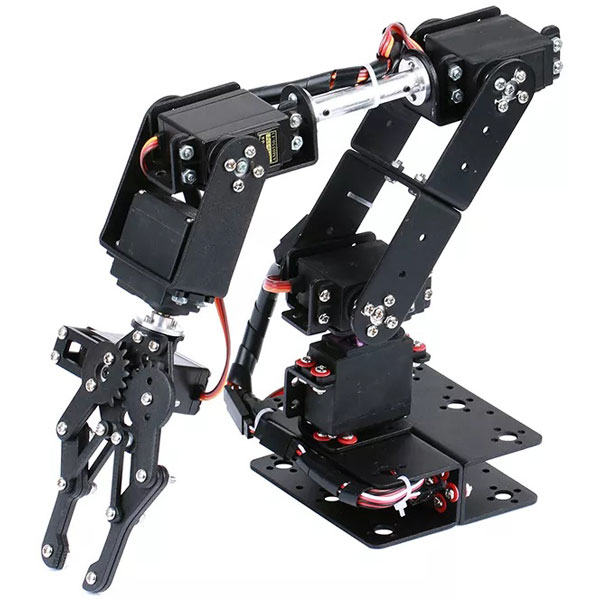 Braccio Robotico 6DOF con Pinza e Servi RC