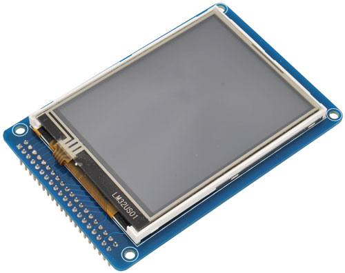 Modulo display touch screen 3,2” e slot SD Card