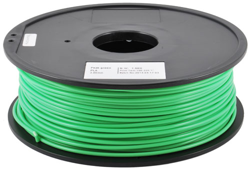 PLA verde nucleare su bobina per stampanti 3D - 1 kg