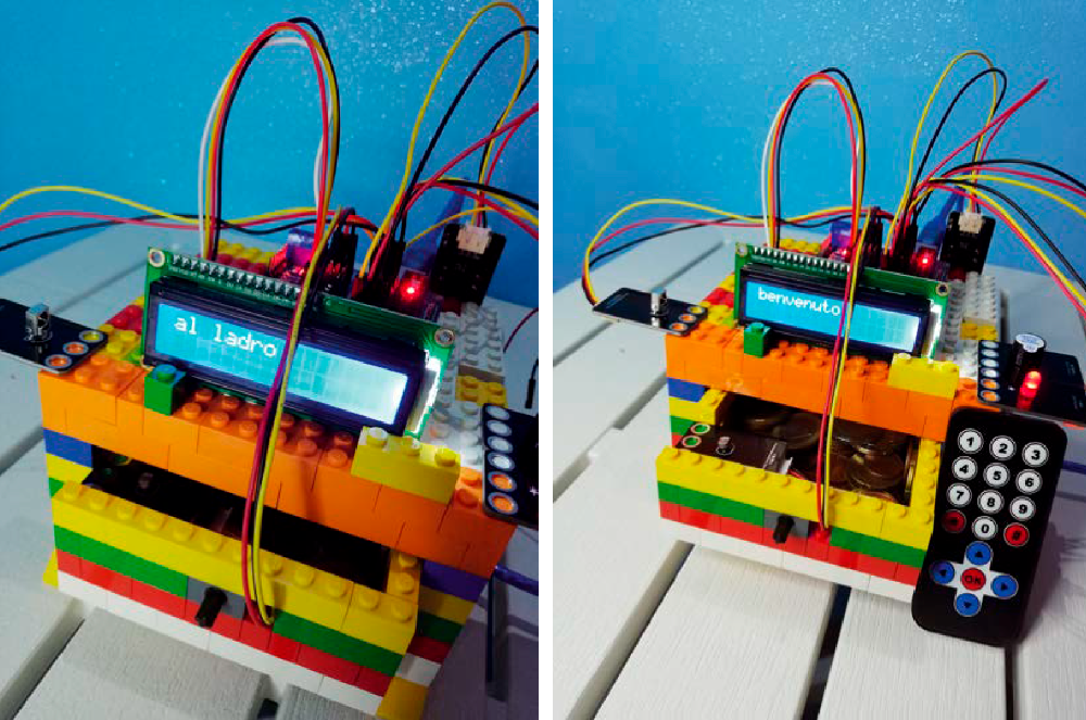 Kit Avanzato di Elettronica compatibile LEGO per Arduino e Raspberry Pi
