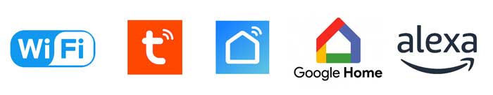 APP Tuya, Smart Life, compatibile con Google Home e Alexa