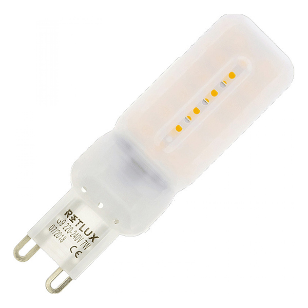 Lampada a LED da 7W bianco caldo con attacco G9