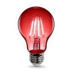 Lampada decorativa a LED con luce rossa